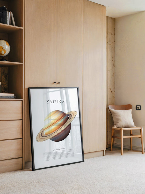 Saturn Ringe Illustration Pastell