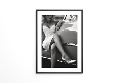Retro Eleganz Schwarzweiß Stil