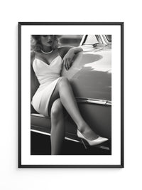 Retro Eleganz Schwarzweiß Stil