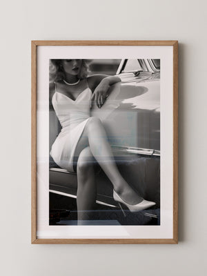 Retro Eleganz Schwarzweiß Stil