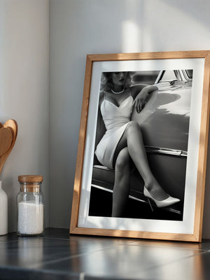 Retro Eleganz Schwarzweiß Stil