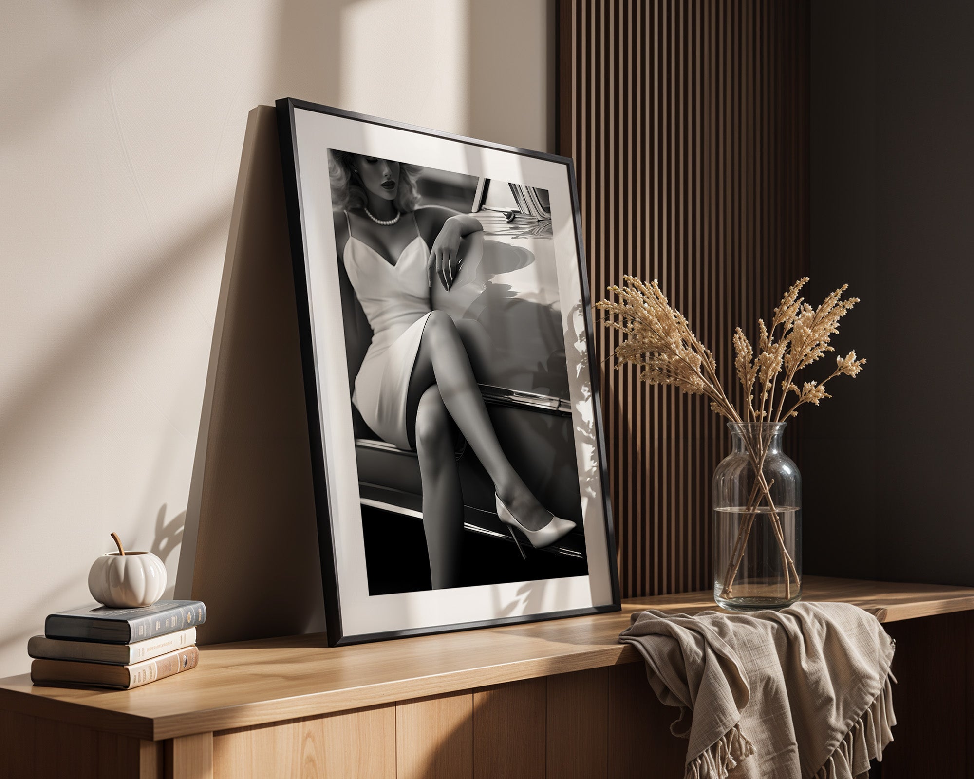 Retro Eleganz Schwarzweiß Stil