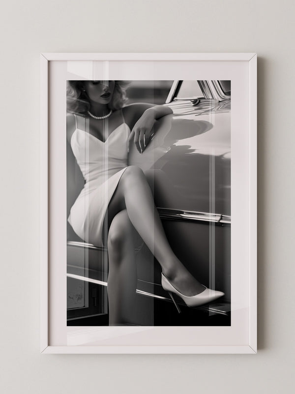 Retro Eleganz Schwarzweiß Stil
