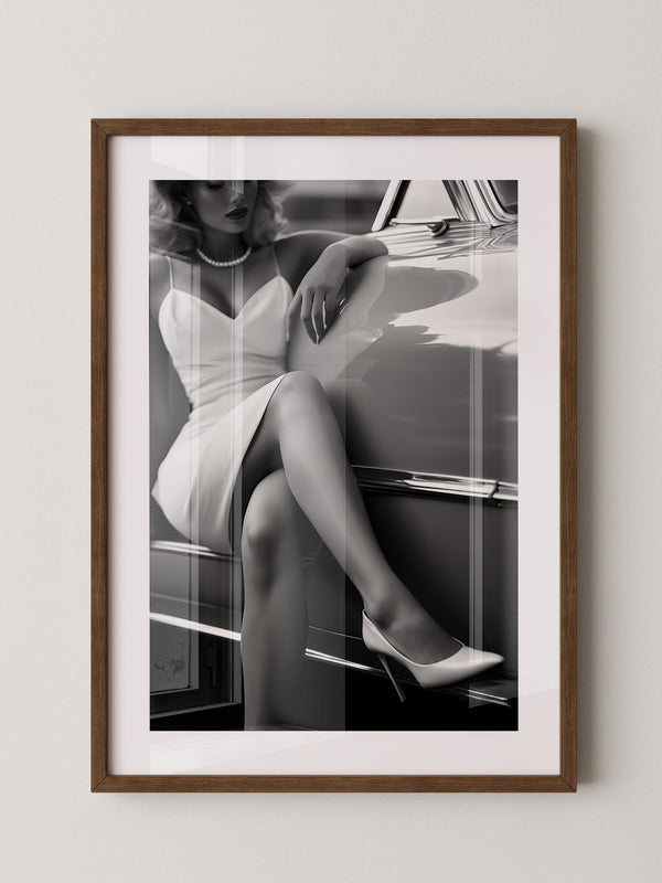 Retro Eleganz Schwarzweiß Stil