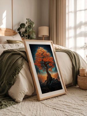 Herbstbaum Fantasie Skyline