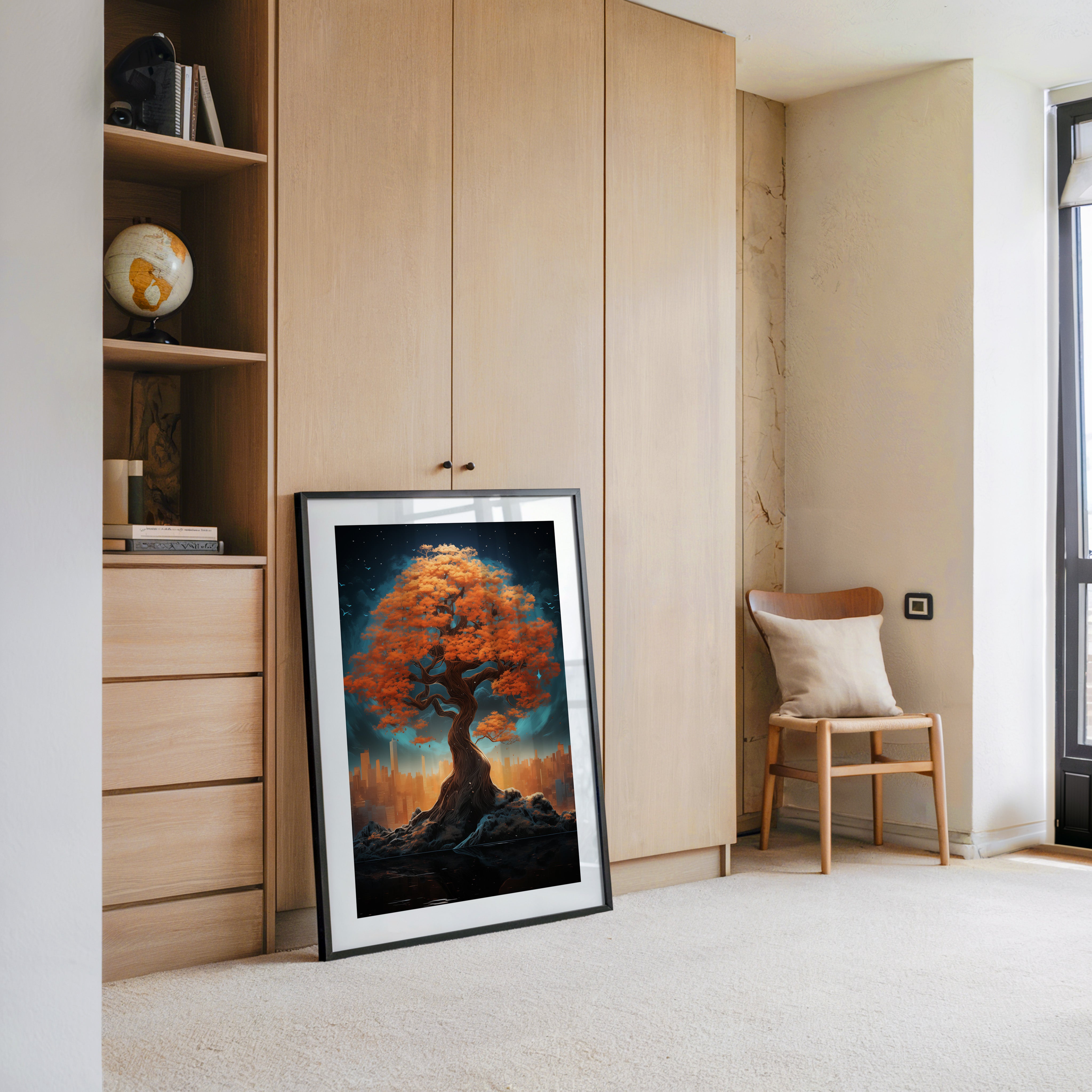 Herbstbaum Fantasie Skyline