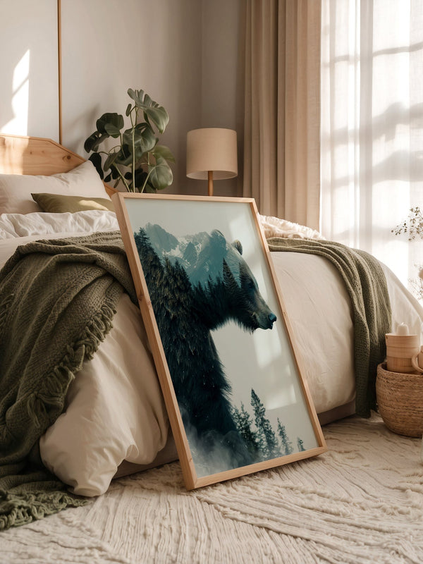 Bärenkopf Wald Doppelbelichtung