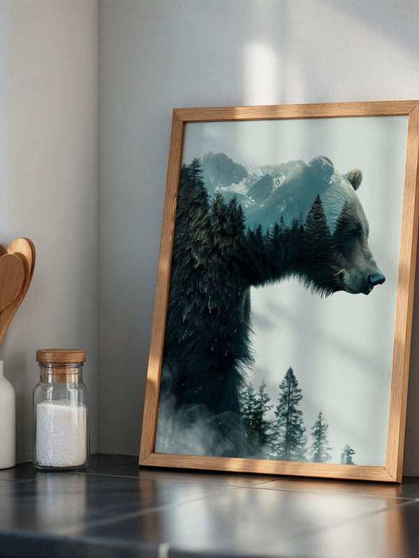 Bärenkopf Wald Doppelbelichtung