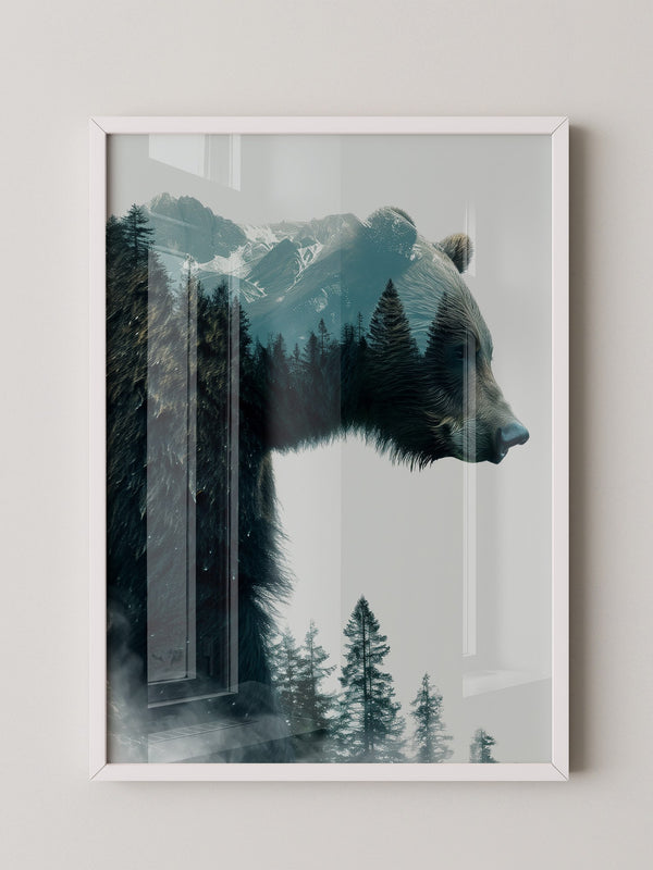 Bärenkopf Wald Doppelbelichtung