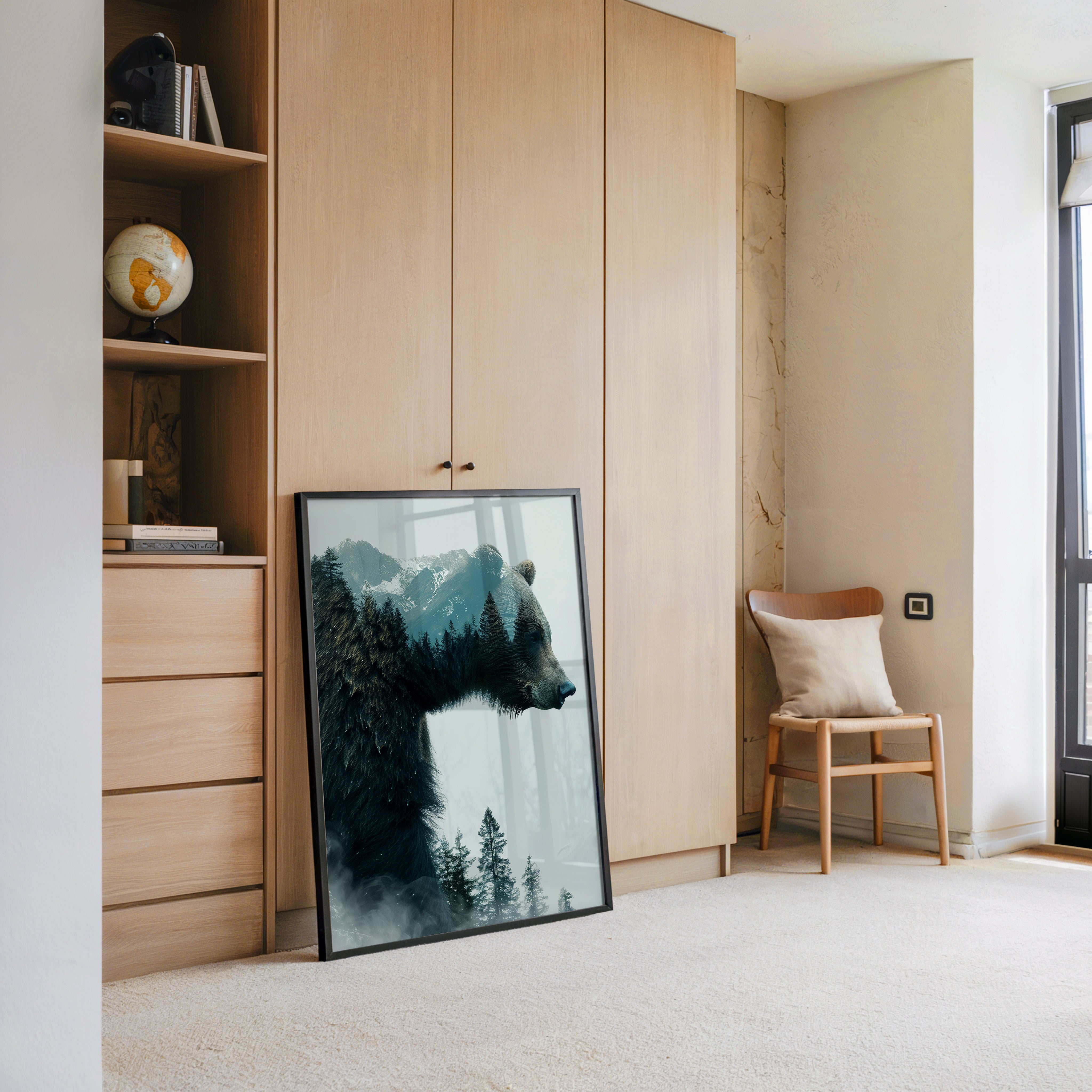 Bärenkopf Wald Doppelbelichtung