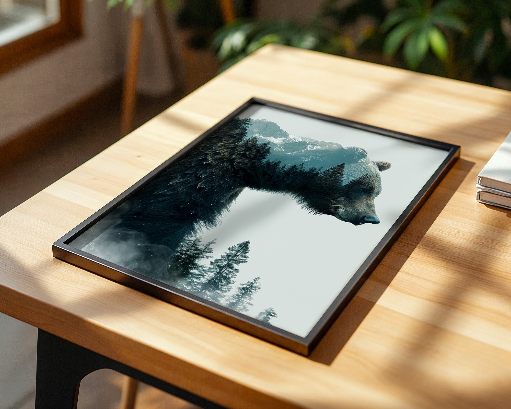 Bärenkopf Wald Doppelbelichtung