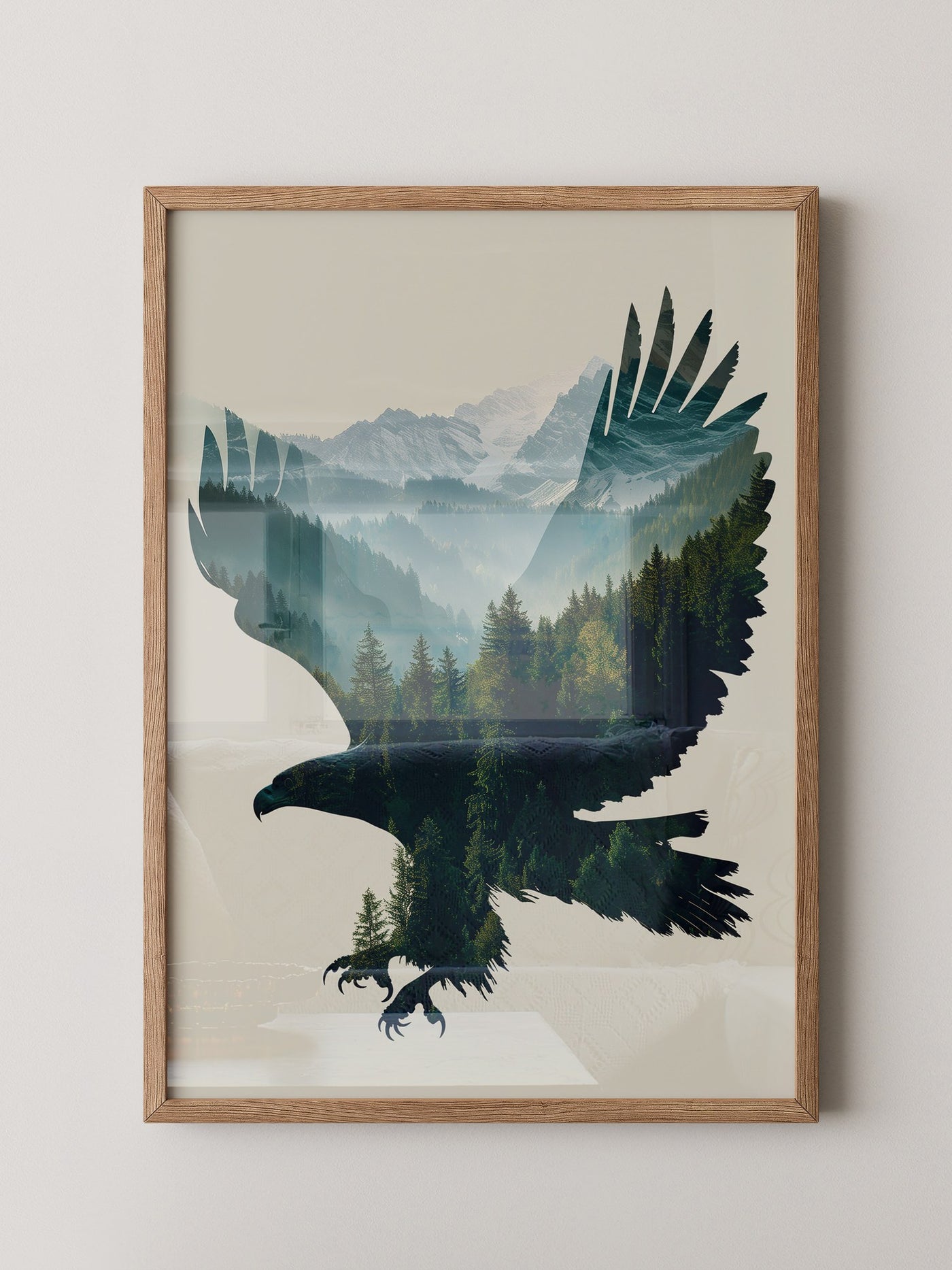 Adler Landschaft Collage