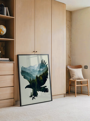 Adler Landschaft Collage