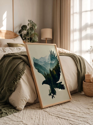 Adler Landschaft Collage