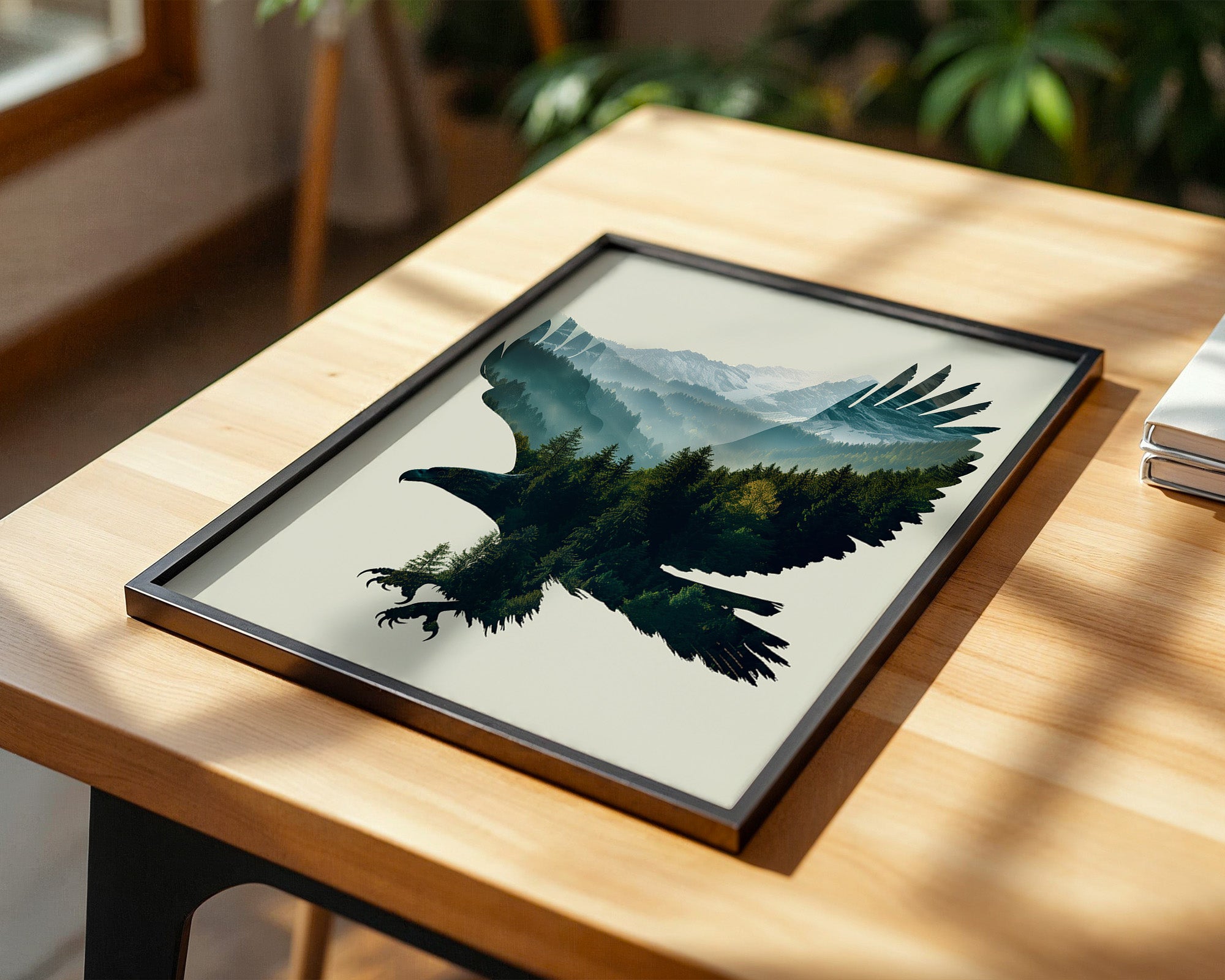 Adler Landschaft Collage