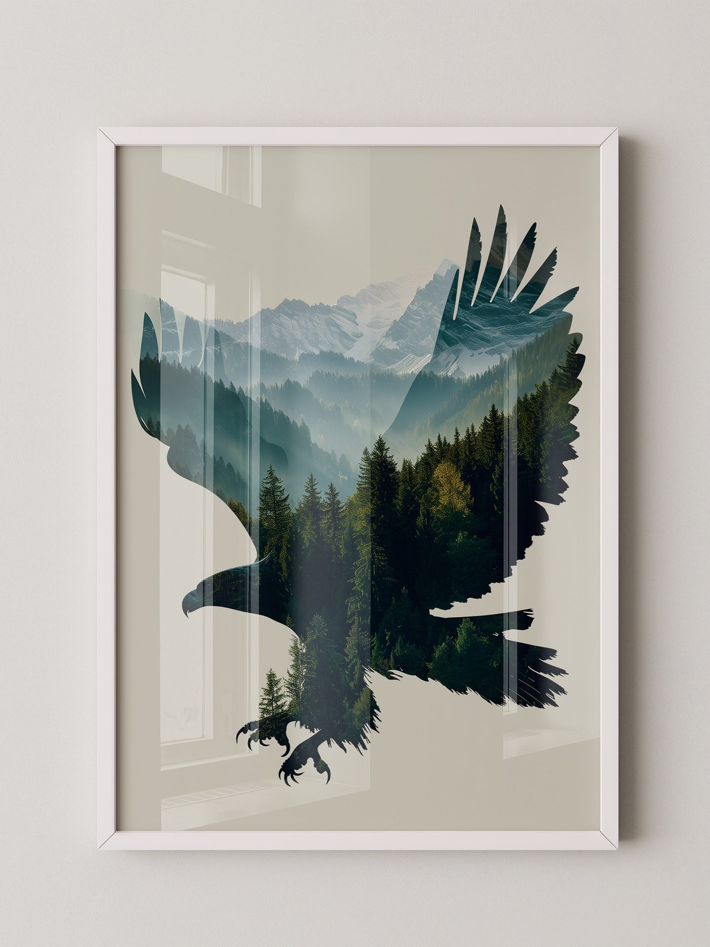 Adler Landschaft Collage