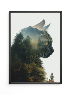 Katzenwald Silhouette