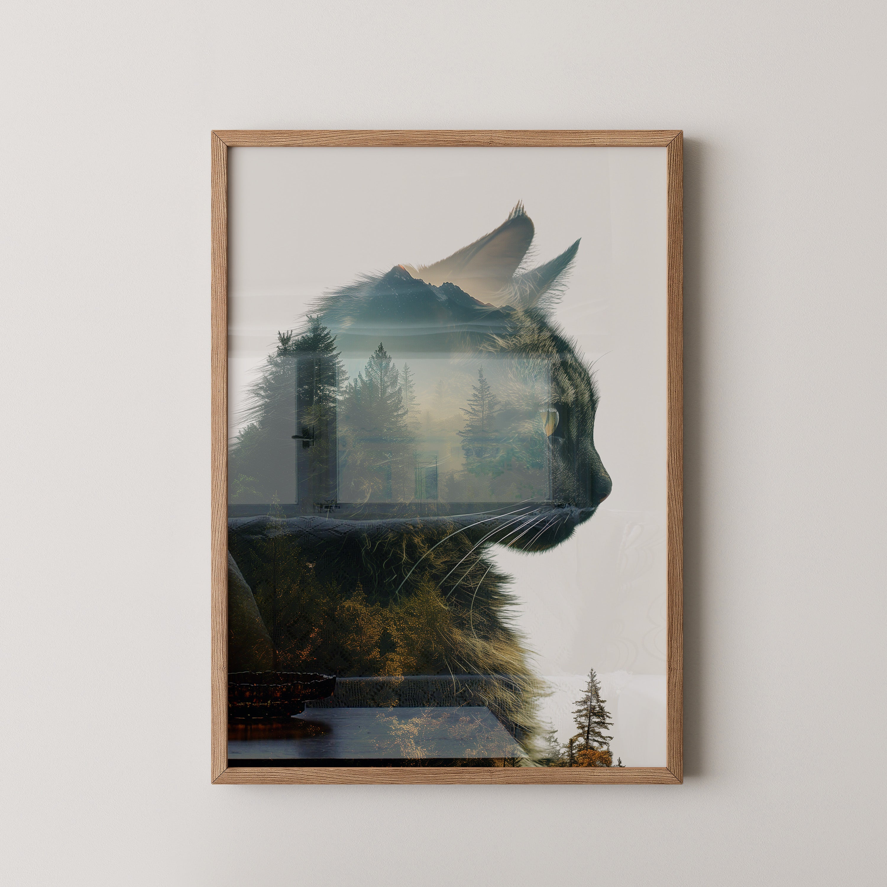 Katzenwald Silhouette