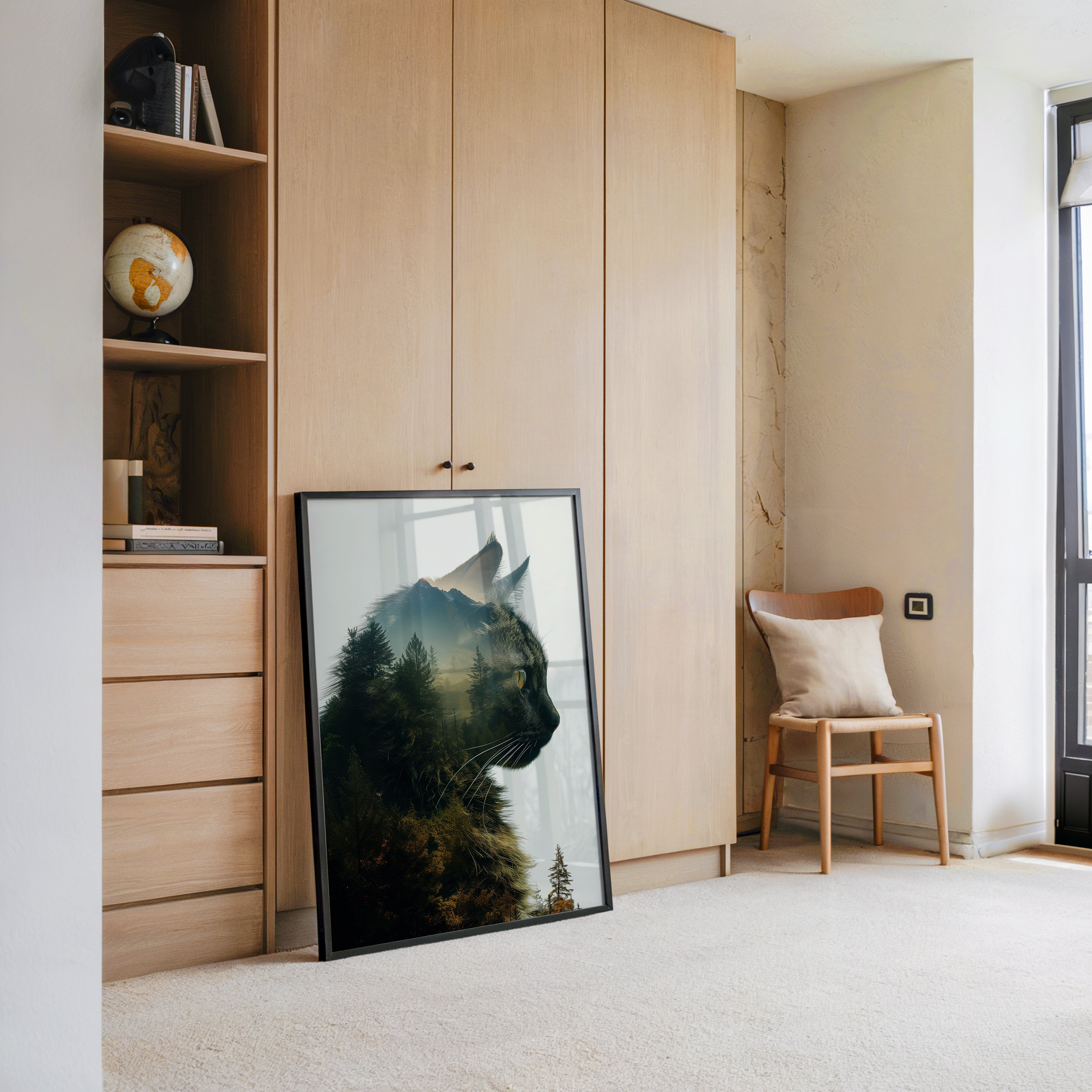 Katzenwald Silhouette