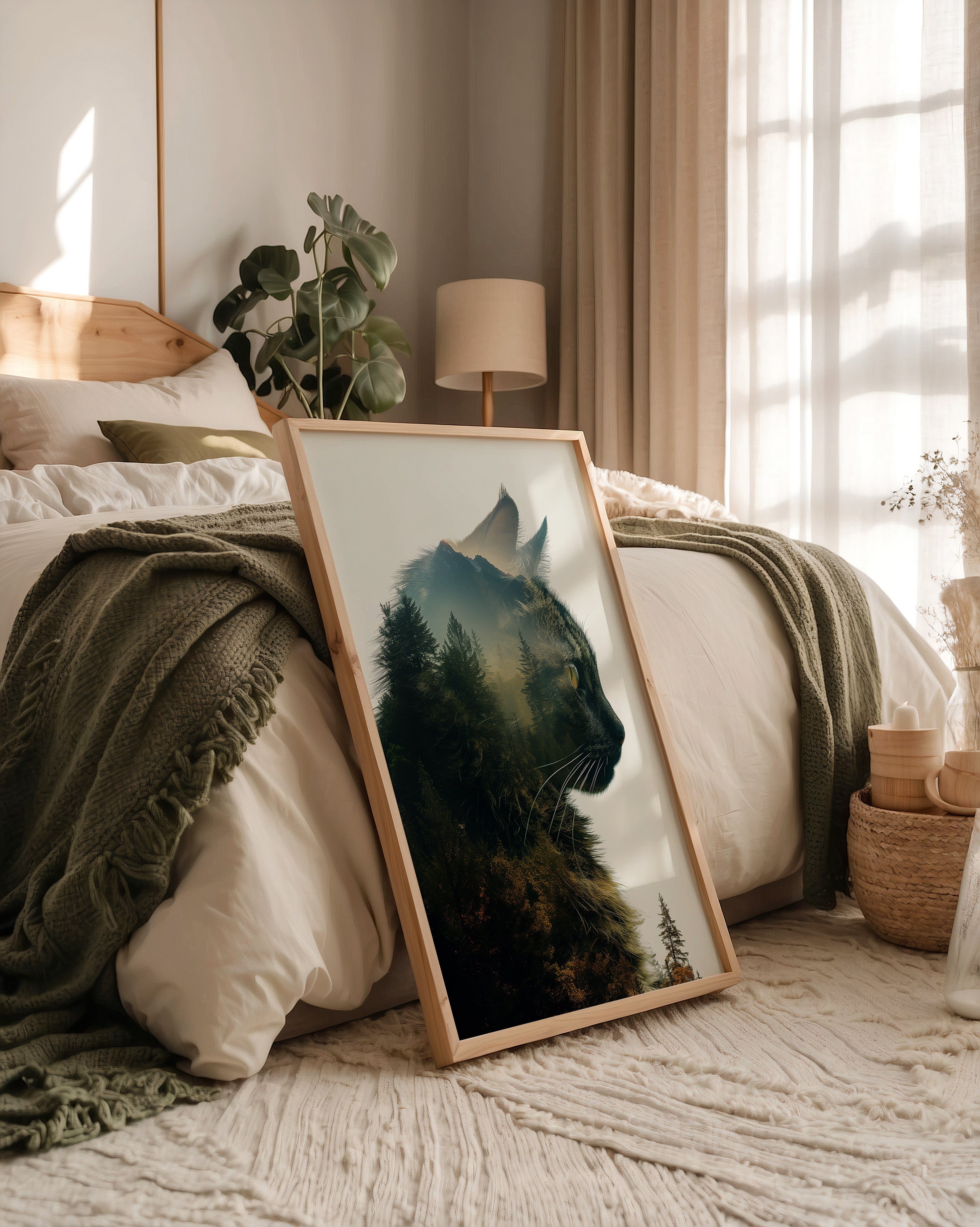 Katzenwald Silhouette