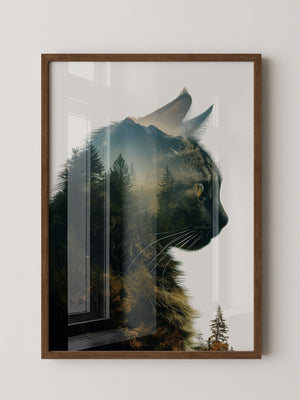 Katzenwald Silhouette