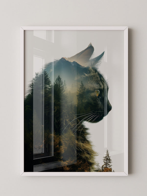 Katzenwald Silhouette