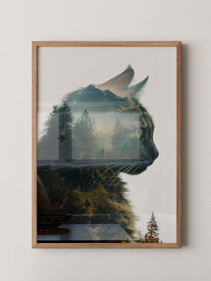 Katzenwald Silhouette