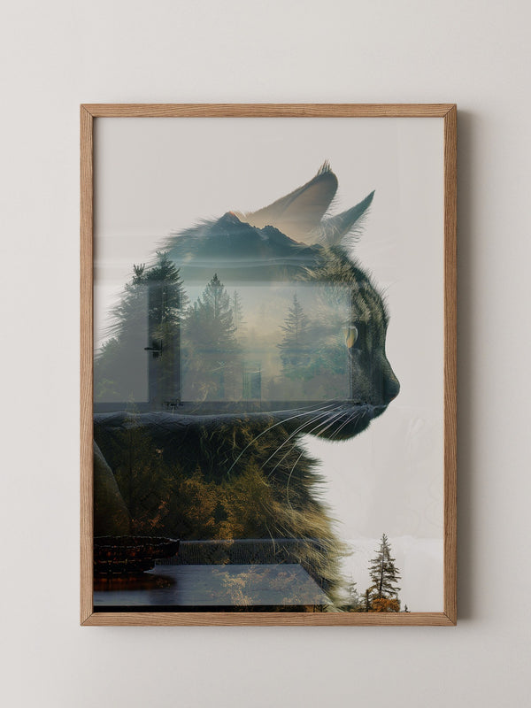 Katzenwald Silhouette