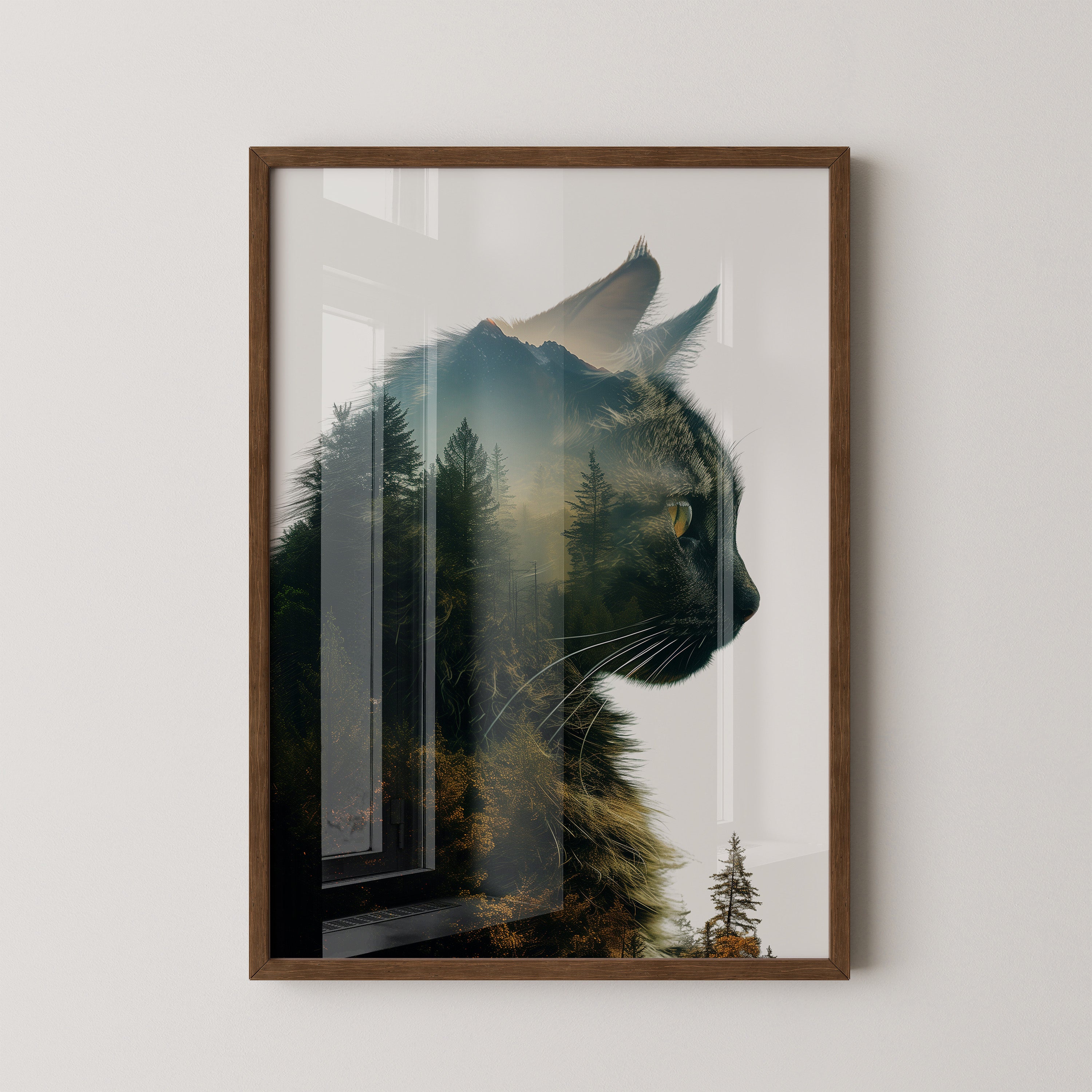 Katzenwald Silhouette