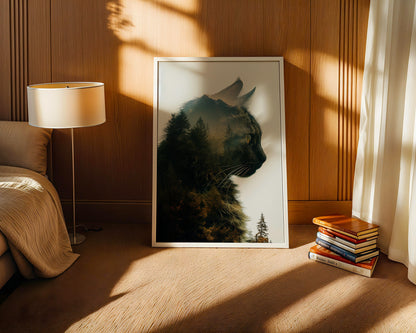 Katzenwald Silhouette