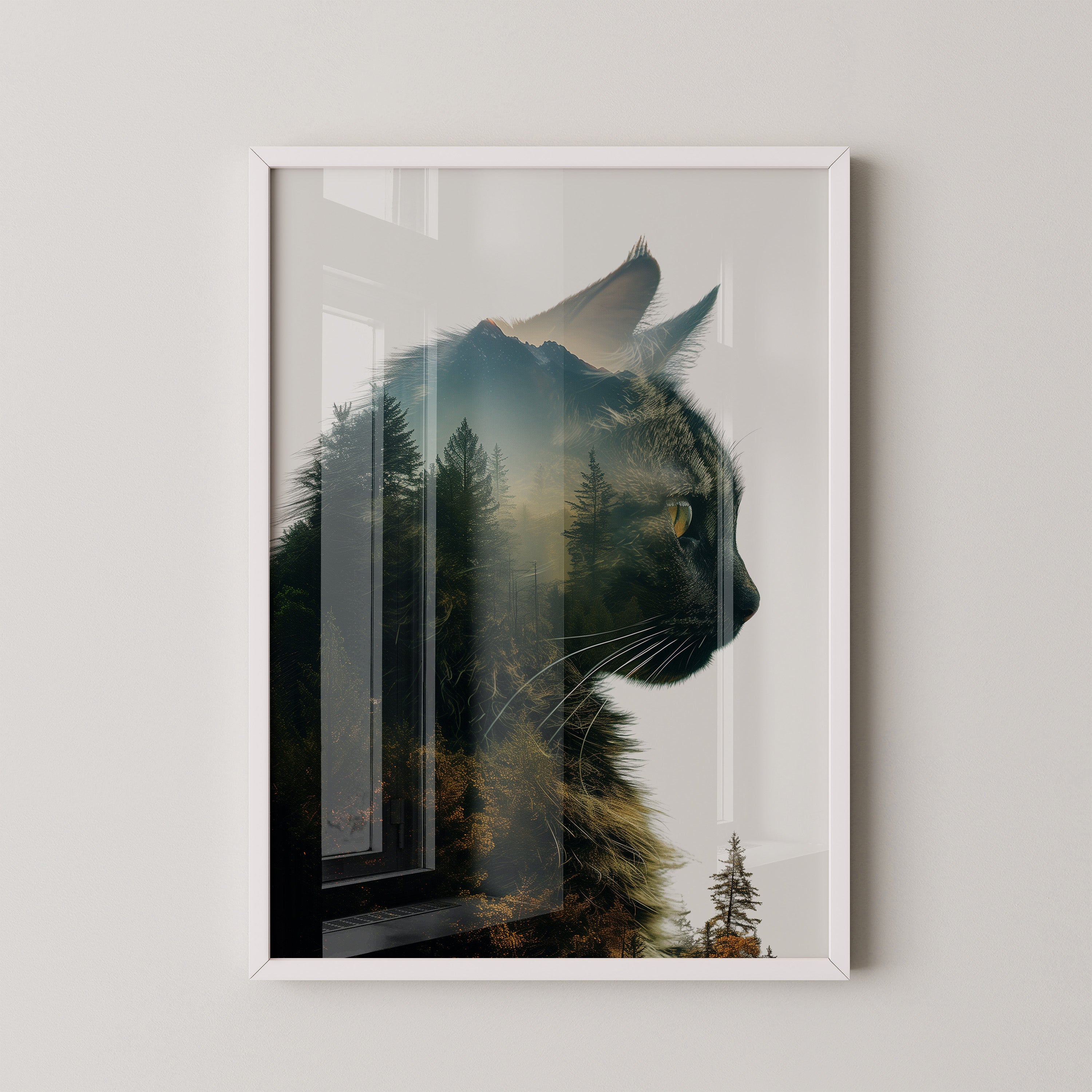 Katzenwald Silhouette