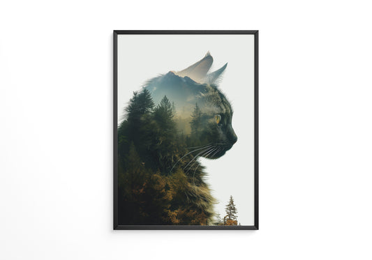 Katzenwald Silhouette