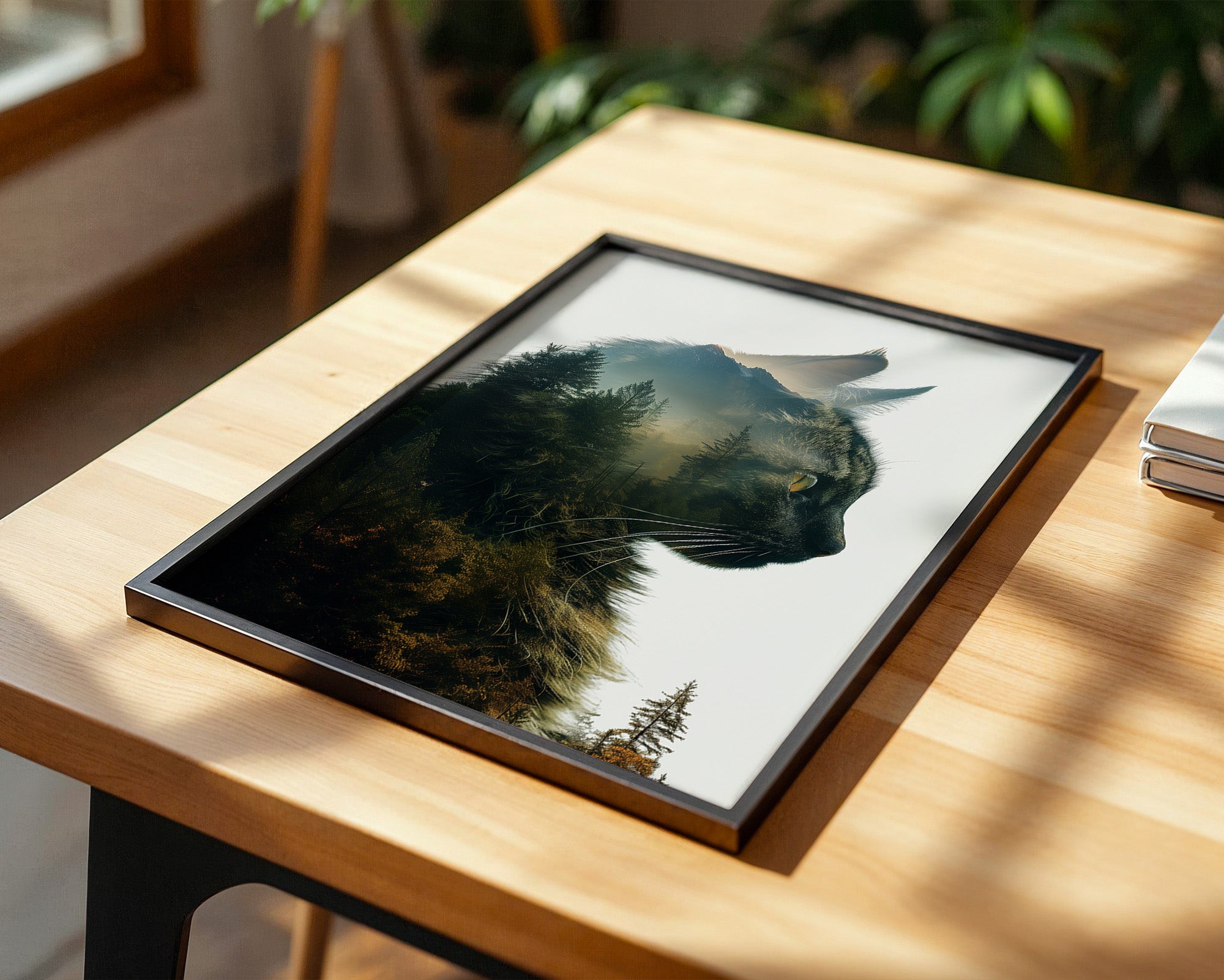 Katzenwald Silhouette