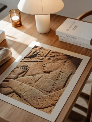 Ägyptische Reliefs Sonnenspiel