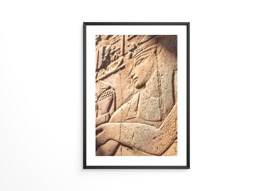 Ägyptische Reliefs Sonnenspiel