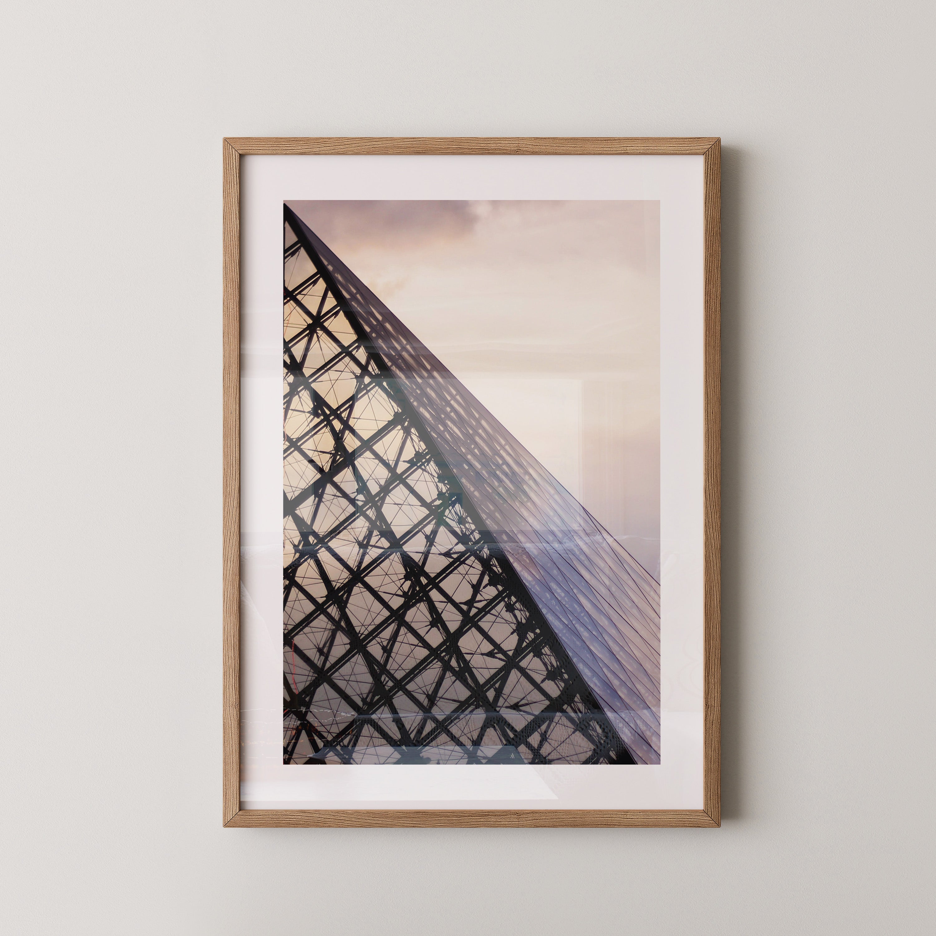 Pyramiden Struktur Glasarchitektur