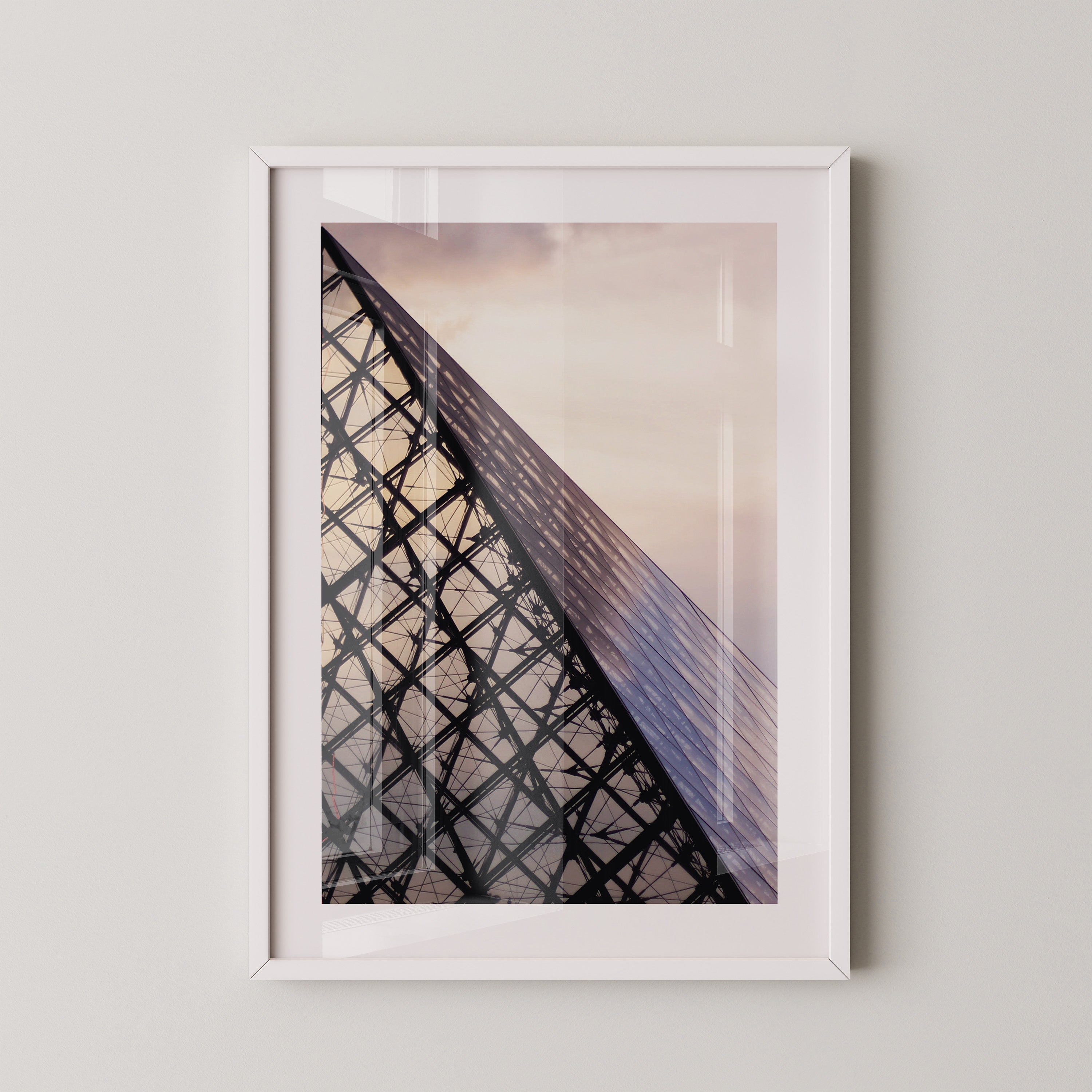 Pyramiden Struktur Glasarchitektur