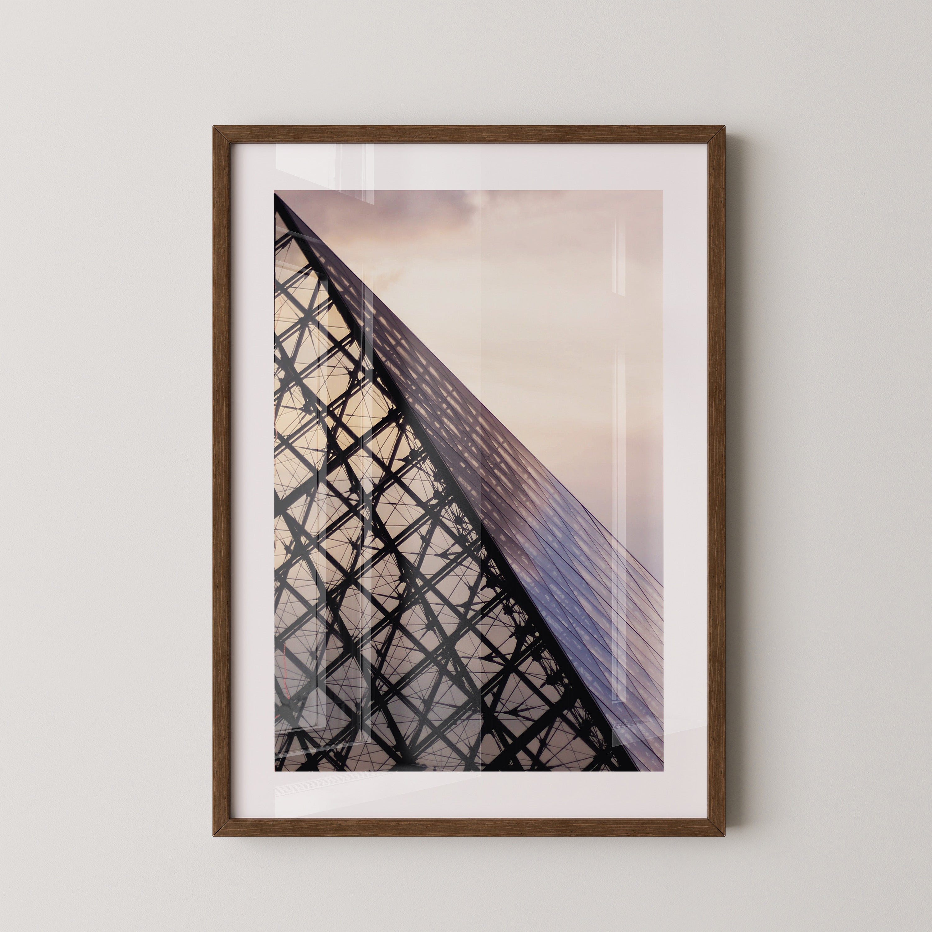 Pyramiden Struktur Glasarchitektur