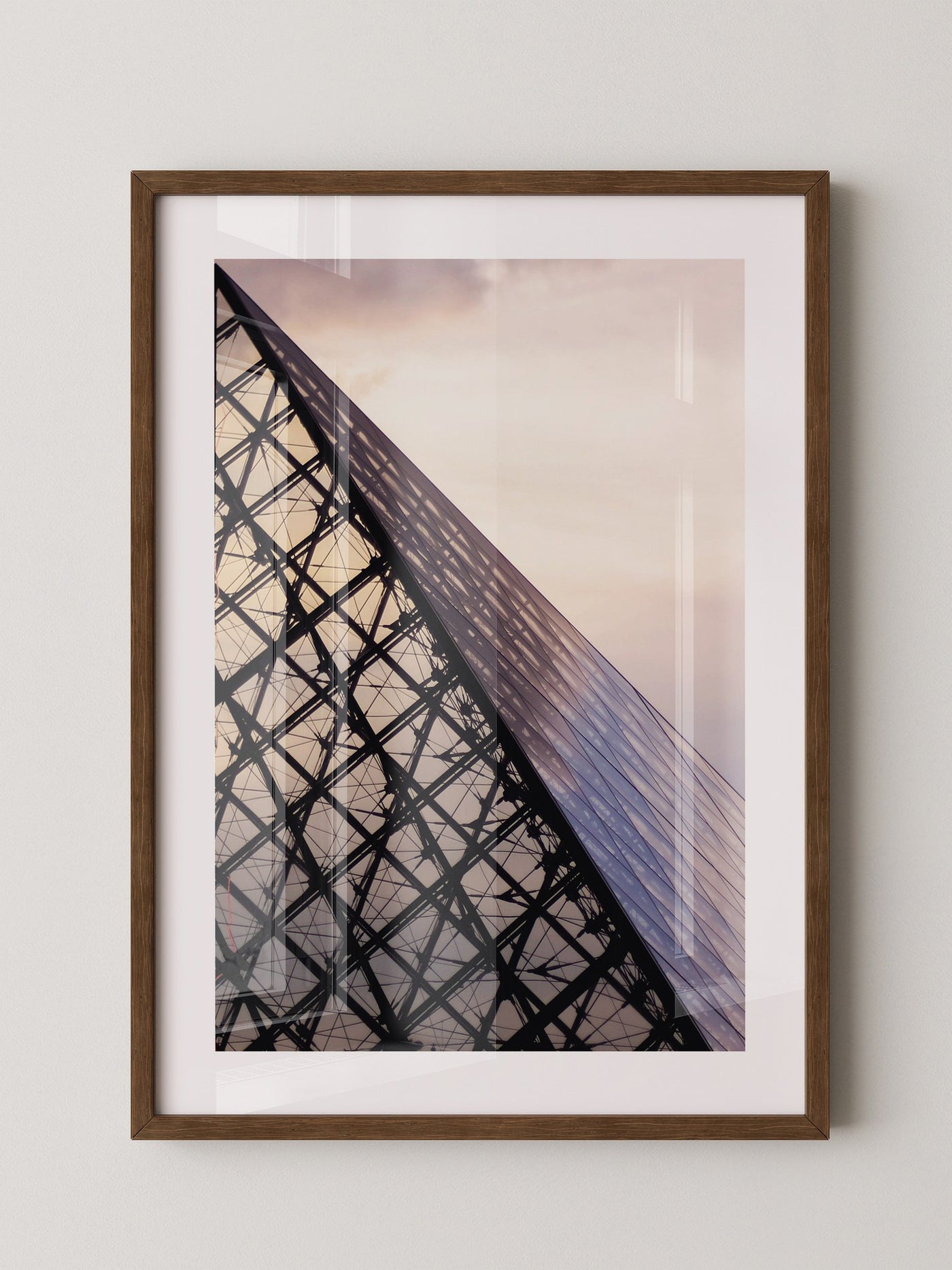 Pyramiden Struktur Glasarchitektur