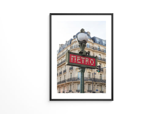 Metro Schild urban