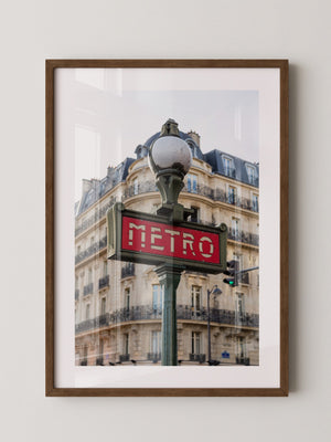 Metro Schild urban
