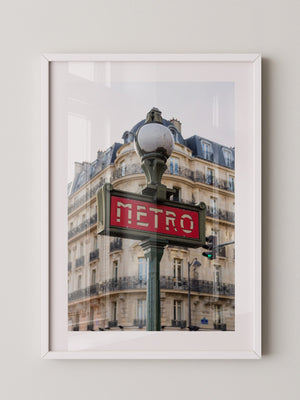 Metro Schild urban