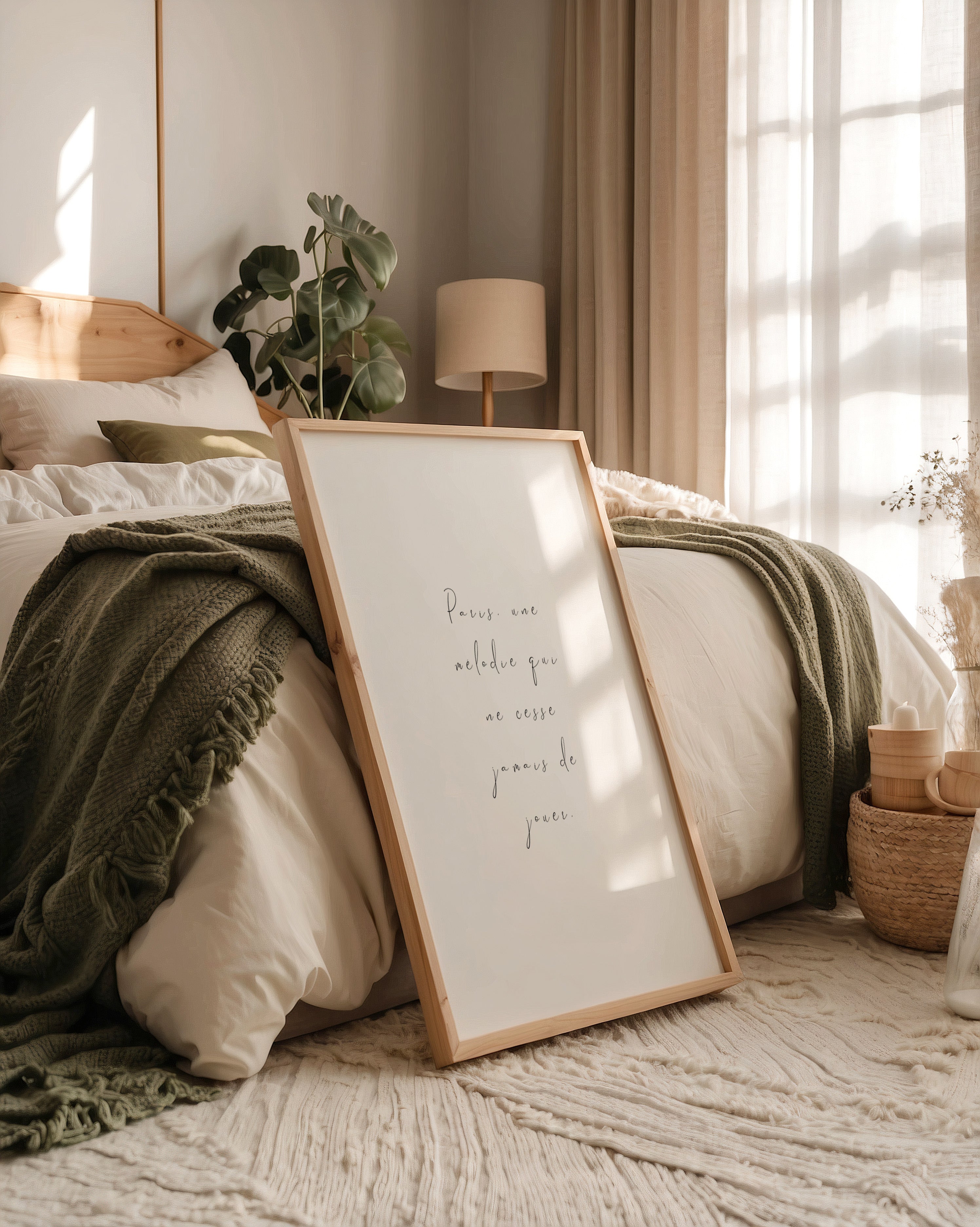 Pariser Melodie elegante Schrift