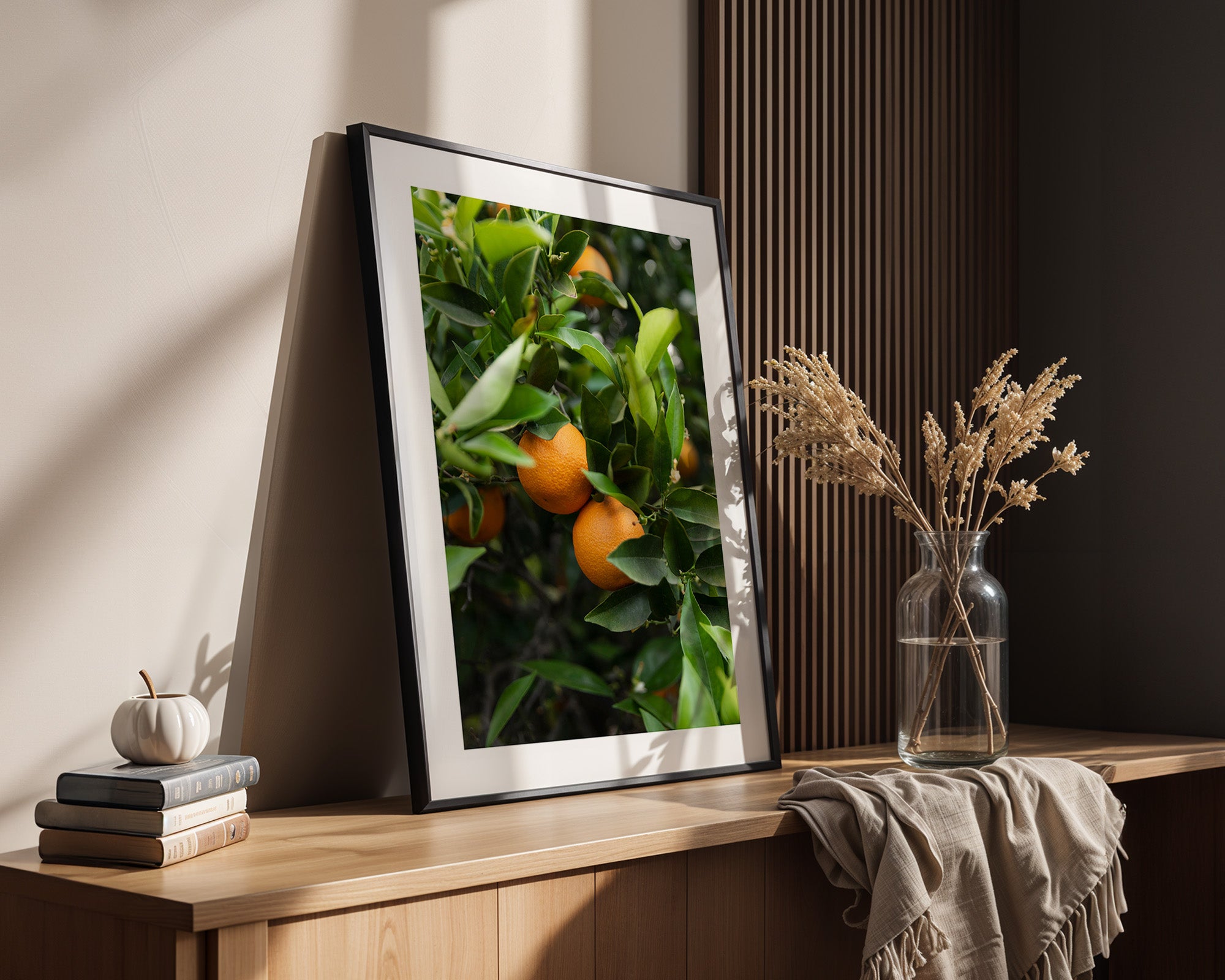 Orangenbaum Grünes Laub