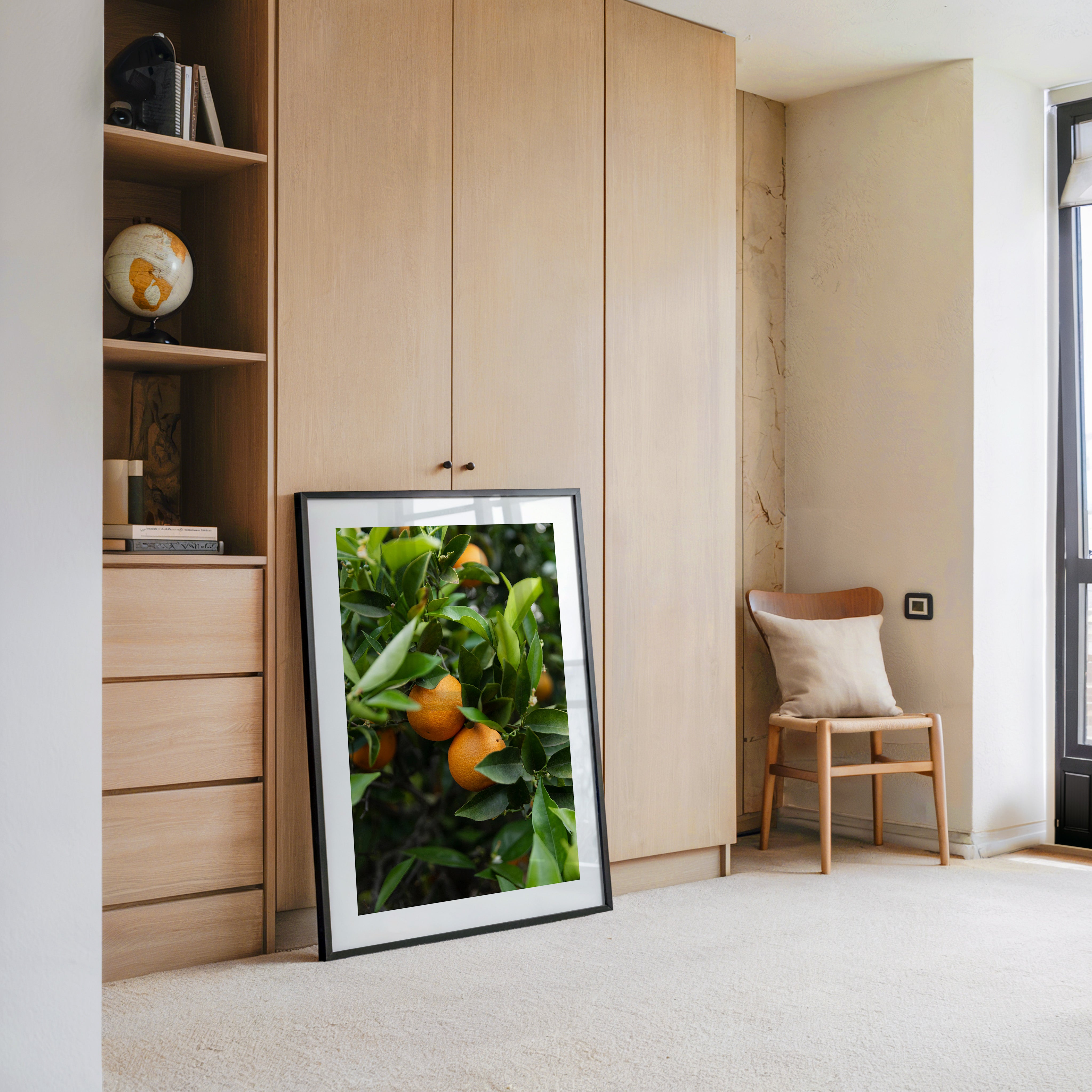 Orangenbaum Grünes Laub