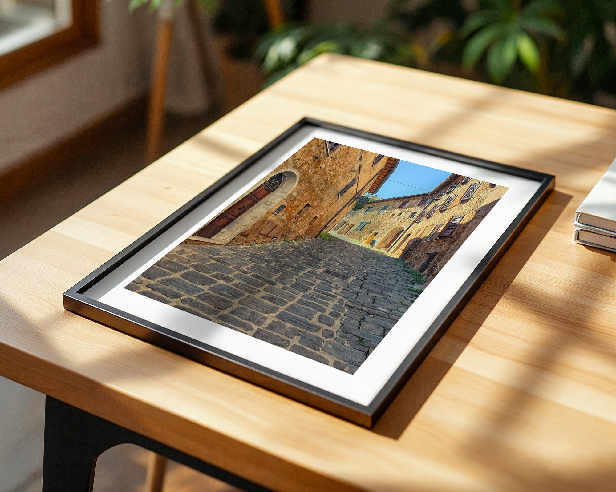 Mittelalter Gasse sonnig