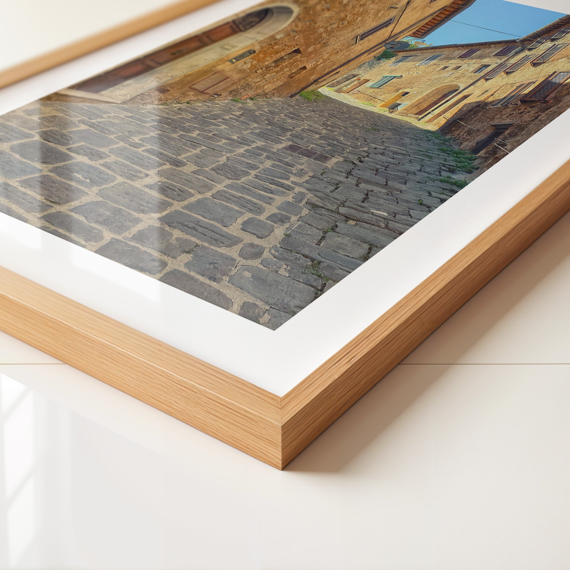 Mittelalter Gasse sonnig