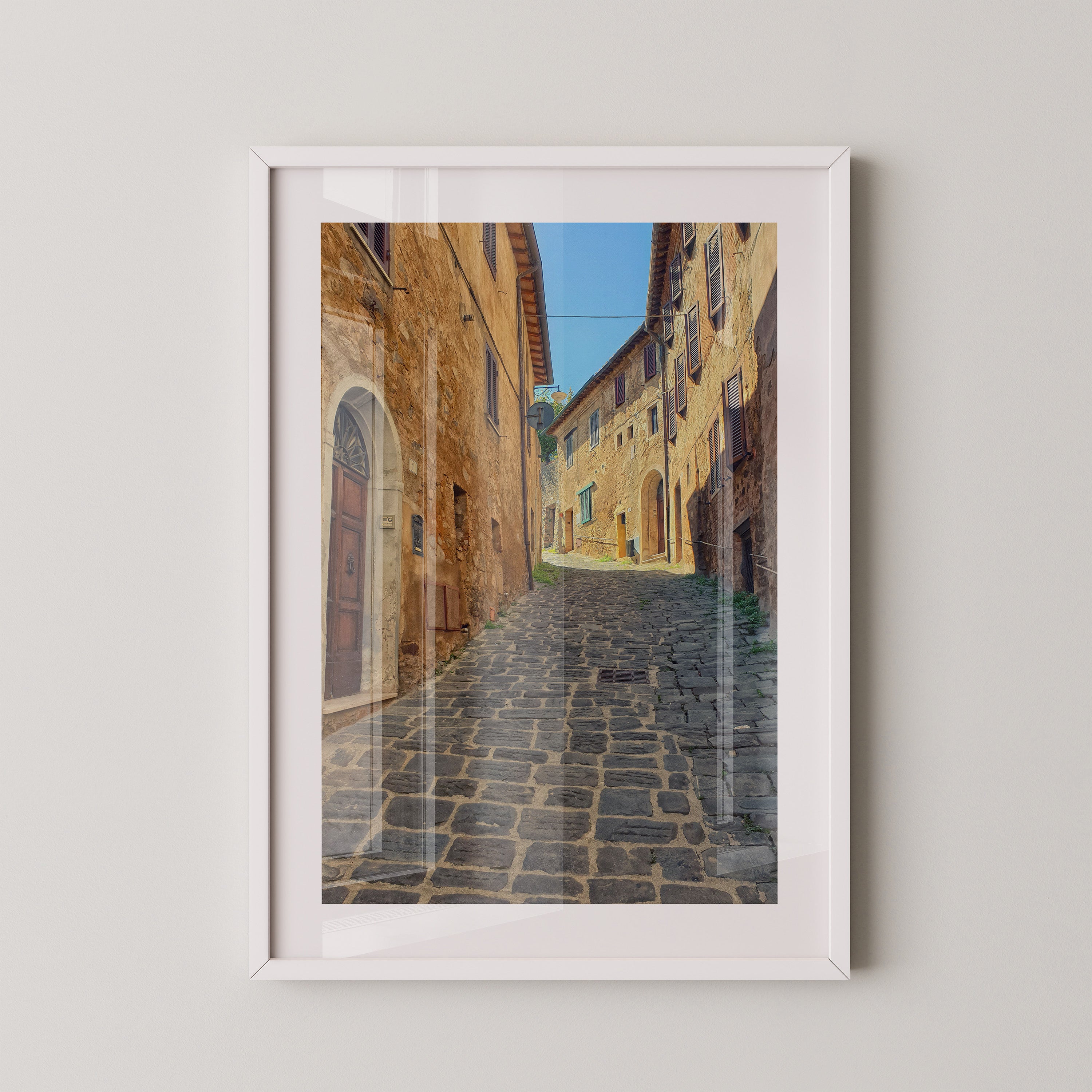 Mittelalter Gasse sonnig