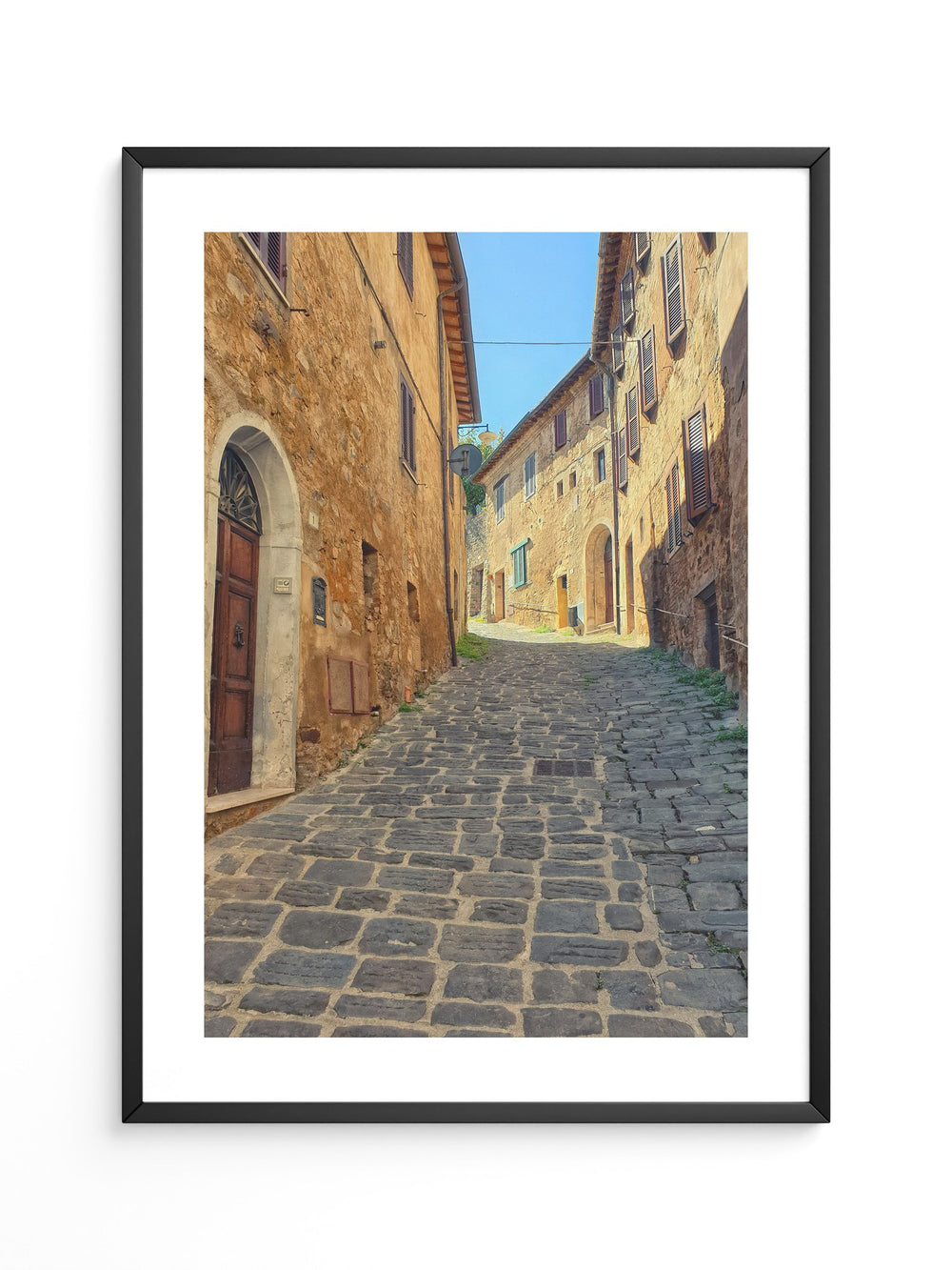 Mittelalter Gasse sonnig
