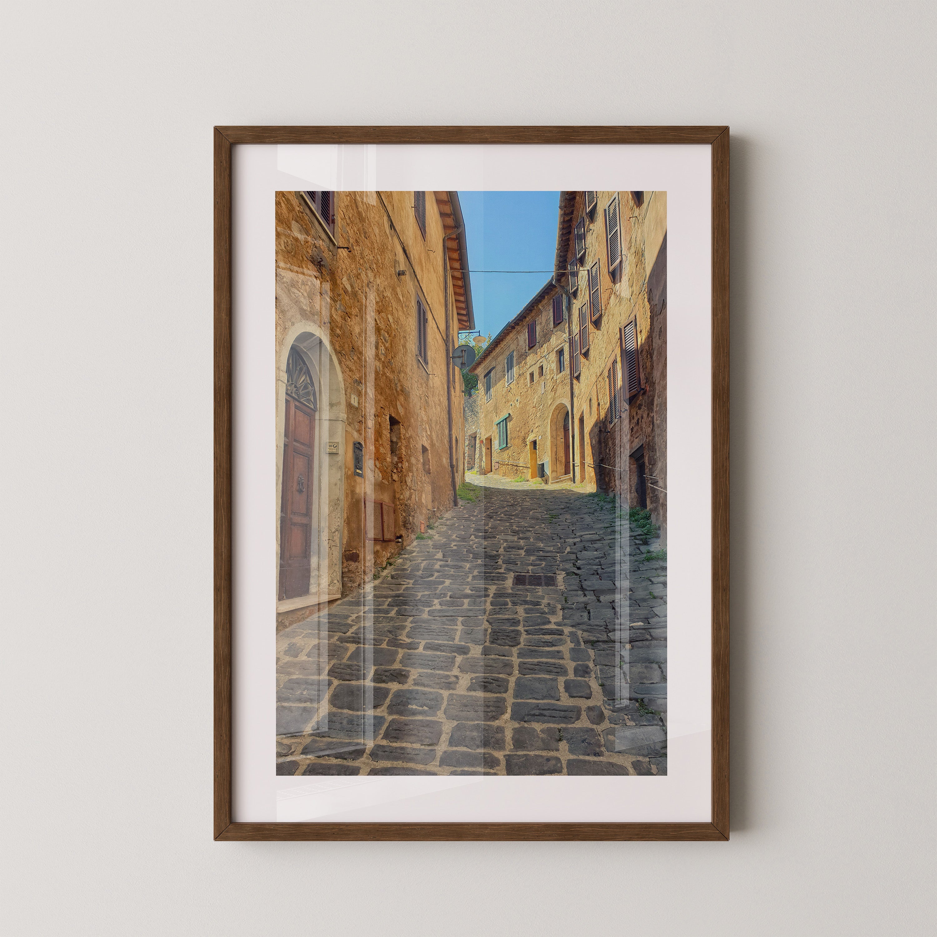 Mittelalter Gasse sonnig